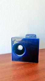 Blokvaas / Schoorsteenmodel Vaas, Huis en Inrichting, Overige materialen, Blauw, Ophalen of Verzenden, Zo goed als nieuw