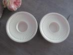 2 Wedgwood  Waxinehouder,s  Ribbel, Huis en Inrichting, Woonaccessoires | Kandelaars en Kaarsen, Overige materialen, Verzenden
