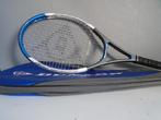 DUNLOP QUADRO 102 met goede bespanning en zwarte grip aan ve, Ophalen of Verzenden, Zo goed als nieuw, Racket, L3