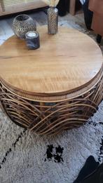 Kleine ronde tafel- Salontafel Vloerkleed mag gratis mee!, Huis en Inrichting, Tafels | Salontafels, Ophalen, Gebruikt, 50 tot 100 cm