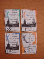 NVPH 50, 54, 55 en 57 Cour Internationale de Justice 4x, Postzegels en Munten, Postzegels | Nederland, Na 1940, Ophalen of Verzenden