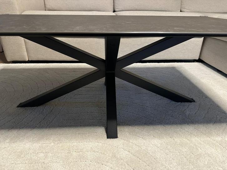 Sohome Parker Salontafel Keramiek Zwart 130x70cm, Huis en Inrichting, Tafels | Salontafels, Nieuw, Minder dan 50 cm, 50 tot 100 cm