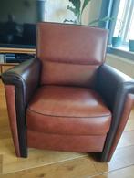 2 chique leren stoelen ., Ophalen, Zo goed als nieuw