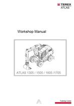 Terex Atlas 1305/1505/1605/1705 Werkplaatshandboek PDF, Verzenden