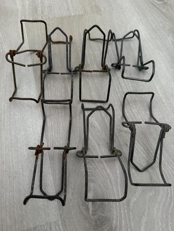 Vintage oude antieke weckklemmen - weck klem - 7 stuks beschikbaar voor biedingen
