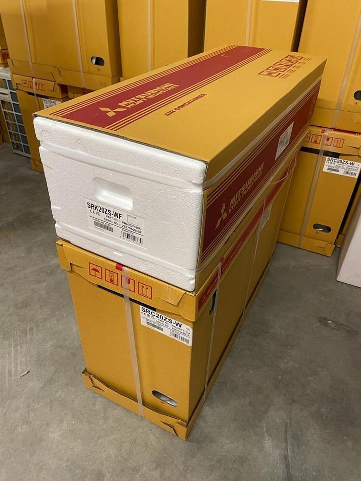 Mitsubishi Heavy Industries SRK20 ZS-WF SRC20 ZS-W met WiFi, Witgoed en Apparatuur, Airco's, Nieuw, Wandairco, 100 m³ of groter