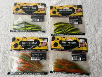 adv 188 / NIEUW mixset 4 pakjes shads SPRO beschikbaar voor biedingen