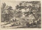 Jan van Huchtenburg ets "Ten Strijde in het Bos", Antiek en Kunst, Kunst | Etsen en Gravures, Ophalen