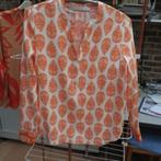 Blouse nieuw zijde oranjeprint Herzen's Angelegenheit mt 38-, Kleding | Dames, Maat 38/40 (M), Herzen's Angelegenheit, Nieuw, Oranje