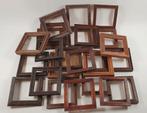 Houten lijstjes, tegellijstjes, binnenmaat 13x13 cm, Ophalen of Verzenden