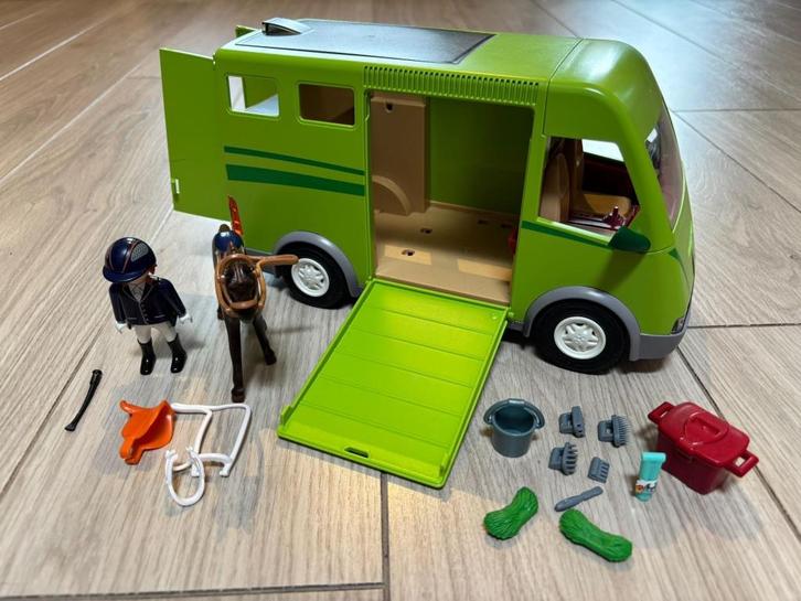 Playmobil 6928 Paardenvrachtwagen, Kinderen en Baby's, Speelgoed | Playmobil, Zo goed als nieuw, Complete set, Ophalen of Verzenden