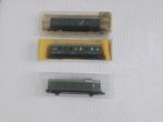 Minitrix Spur N Set von 3 Abteilwaggons, Hobby en Vrije tijd, Modeltreinen | N-Spoor, Gelijkstroom, Verzenden, Trix, Wagon