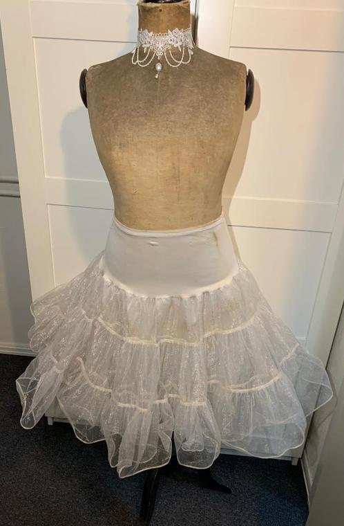 Rok Petticoat (oud gemaakt) en Victoriaans kraagje ketting, Antiek en Kunst, Curiosa en Brocante, Ophalen of Verzenden