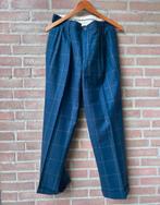 Ralph Lauren 90s Preppy Pantalon Broek American Psycho RRL, Ophalen of Verzenden, Zo goed als nieuw, Maat 46 (S) of kleiner, Blauw