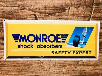 reclame bord Monroe shock absorbers emaille. beschikbaar voor biedingen