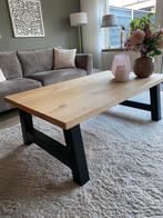 Salontafel blank eiken, Ophalen, 100 tot 150 cm, 50 tot 100 cm, Zo goed als nieuw