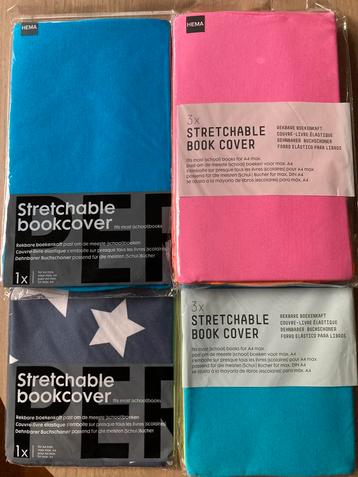8 stuks HEMA stretchable book covers beschikbaar voor biedingen