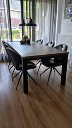 Eetkamertafel 6 persoons, Ophalen, 50 tot 100 cm, Zo goed als nieuw, Vijf personen of meer