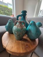 Turquoise Accessoires: Vogeltjes & Vaasjes, Huis en Inrichting, Woonaccessoires | Vazen, Gebruikt, Blauw, Aardewerk of Porselein