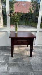 Koloniale Bijzettafel, Gebruikt, 50 tot 100 cm, Koloniaal, Rond