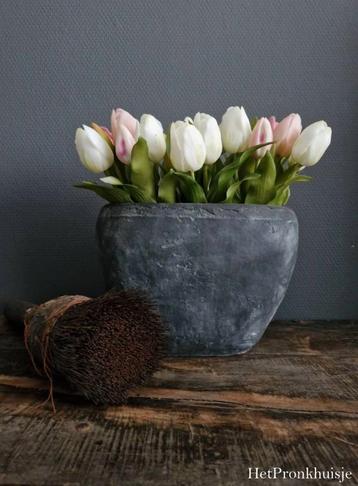 Nieuw. Sobere bloempot vaas. Landelijk pot vaas beschikbaar voor biedingen