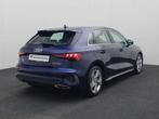 Audi A3 Sportback 30 TFSI/110PK S edition € 25.440,00, Automaat, Stof, Gebruikt, Blauw