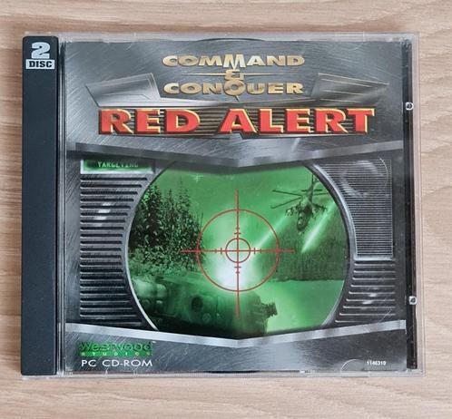 Command & Conquer Red Alert (2 CD-ROM) + The Music (CD), Spelcomputers en Games, Games | Pc, Zo goed als nieuw, Strategie en Constructie