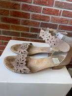 Rieker Slingback sandalen maat 41, Douwenmaat 8-3 Meppel, Info@again.nu, Bruin, Gedragen