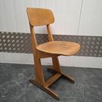CASALA vintage 1 houten stoel schoolstoel zith.47cm, Huis en Inrichting, Stoelen, Ophalen, Gebruikt, Overige kleuren, Vintage design Mid Century jaren 50 60 70 schoolstoelen