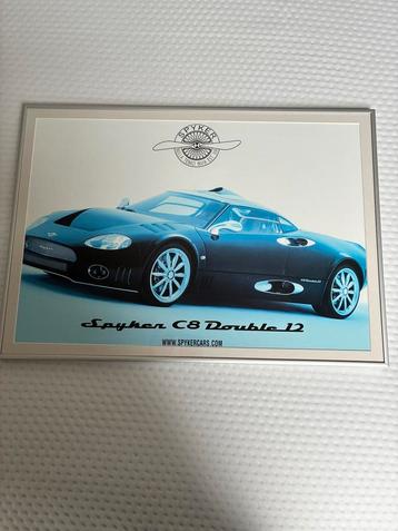 Spyker Poster Ingelijst - 60x42,5cm beschikbaar voor biedingen