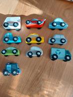 10 houten auto's, Ophalen of Verzenden, Zo goed als nieuw