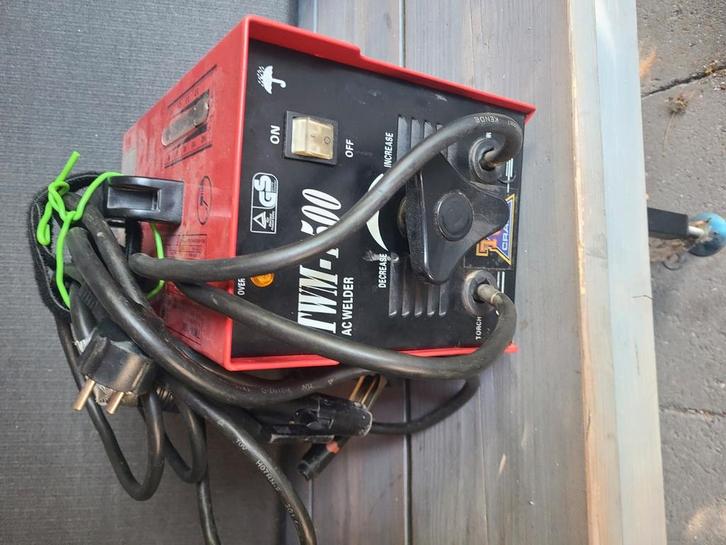 Lasapparaat met benodigdheden, Doe-het-zelf en Verbouw, Gereedschap | Lasapparaten, Gebruikt, Elektroden, Minder dan 150 ampère