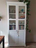 Witte vitrine kast, Huis en Inrichting, Kasten | Boekenkasten, Ophalen, Gebruikt, 200 cm of meer, 50 tot 100 cm