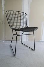 2 stuks: Bertoia Stijl Draadstoel Zwart, Ophalen, Twee, Zwart, Zo goed als nieuw