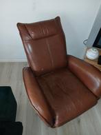 Leren Relaxfauteuil, Gebruikt, Ophalen of Verzenden, 75 tot 100 cm, Modern