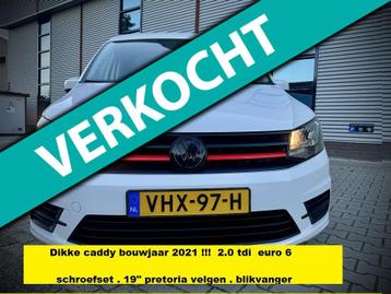 Dikke ! Volkswagen Caddy 2.0 tdi 180 pk 2021 ! schroefset pr beschikbaar voor biedingen