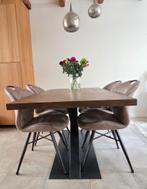 Eikenhouten tafel, Huis en Inrichting, Tafels | Eettafels, Ophalen, Gebruikt, Eikenhout, 50 tot 100 cm