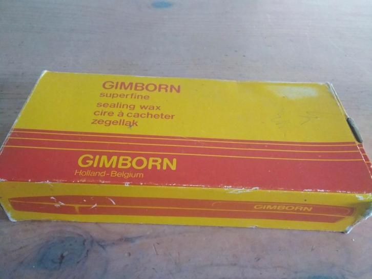 Gimborn zegellak / sealing wax, Hobby en Vrije tijd, Overige Hobby en Vrije tijd, Verzenden