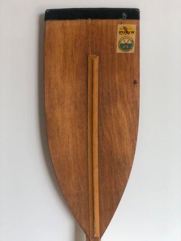 Houten Kano Peddel - Vintage Stijl beschikbaar voor biedingen