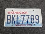 Kentekenplaat Washington USA Nummerplaat nummerbord License, Ophalen of Verzenden, Gebruikt, Auto's
