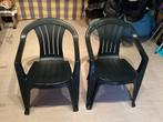 Tuinstoelen Jardin Groen 2 Stuks,zie foto’s.    (Ophalen), Tuin en Terras, Ophalen, Zo goed als nieuw, Kunststof