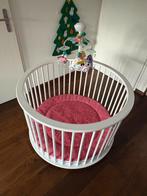 Bopita Ronde Box Wit + boxmatras en hoeslakens, Ophalen, Gebruikt