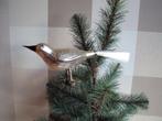 vintage kerstbal vogel op knijper, Diversen, Kerst, Ophalen of Verzenden, Zo goed als nieuw