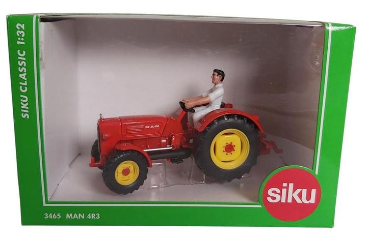 Siku 3465 Classic MAN 4R3 Rood Export limited edition, Hobby en Vrije tijd, Modelauto's | 1:32, Nieuw, Tractor of Landbouw, SIKU