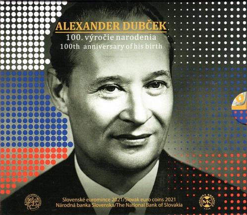 BU Set Slowakije 2021 Blister Dubcek - 1 cent t/m 2x 2 euro, Postzegels en Munten, Munten | Europa | Euromunten, Setje, Overige waardes