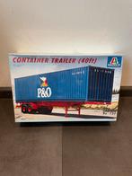 Italeri Container Trailer (40ft) Modelbouwdoos, Italeri, Nieuw, Ophalen of Verzenden, Groter dan 1:32