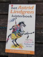 Astrid lindgren luister boek 3 x cd pipi langkous en karlson, Boeken, Ophalen of Verzenden