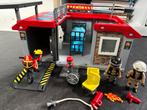Playmobil brandweerkazerne, Kinderen en Baby's, Speelgoed | Playmobil, Ophalen of Verzenden, Gebruikt