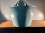 Vintage flexibele ijsgroen/blauwe wasmand.90, Ophalen of Verzenden, Zo goed als nieuw, Kunststof
