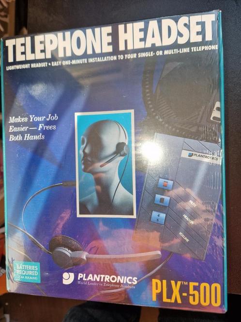 PLANTRONICS headset PLX500, Computers en Software, Headsets, Nieuw, Over-ear, Bedraad, Mute-functie, Volumeregelaar, Verzenden